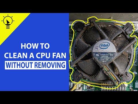 How To Clean A Cpu Fan Without Removing It. : 8 Steps - Instructables