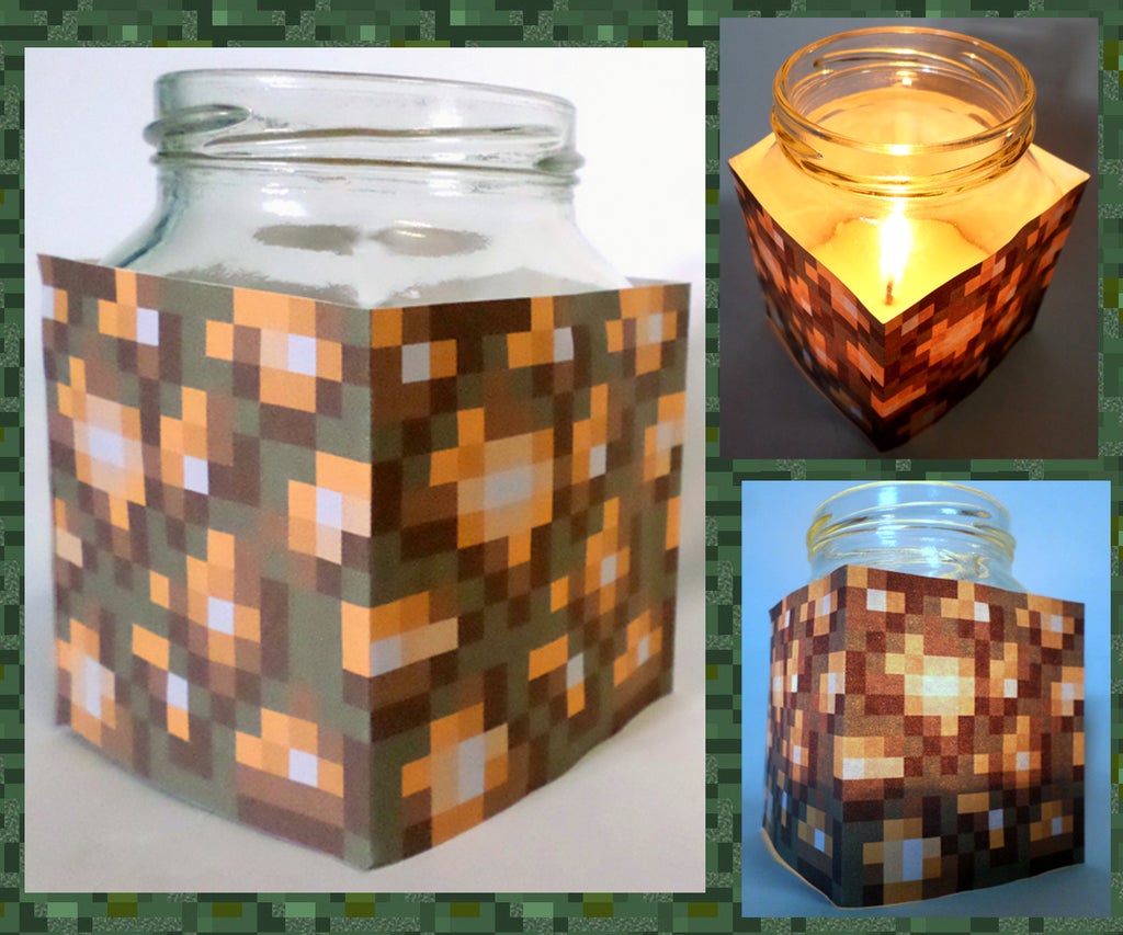 Easy Minecraft Glowstone Beeswax Candle 5 Steps Instructables