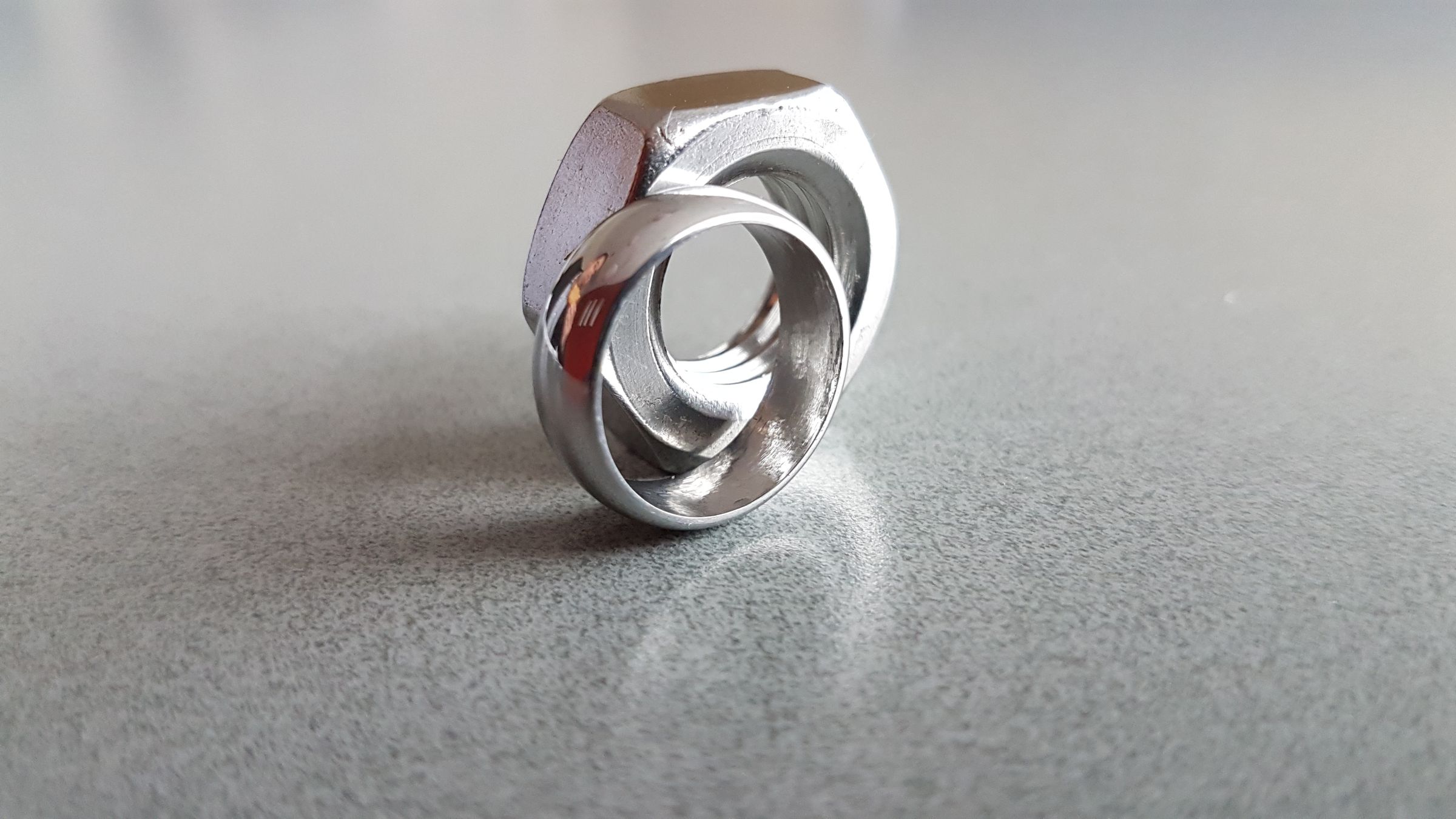 Make a Ring From a Nut Version 2 Smooth Ring 10 Steps (with