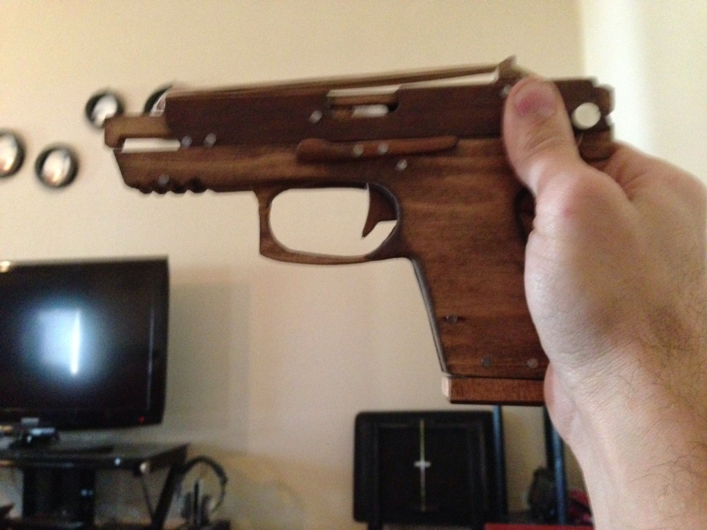Wooden Rubber Band Gun 7 Steps (with Pictures) Instructables