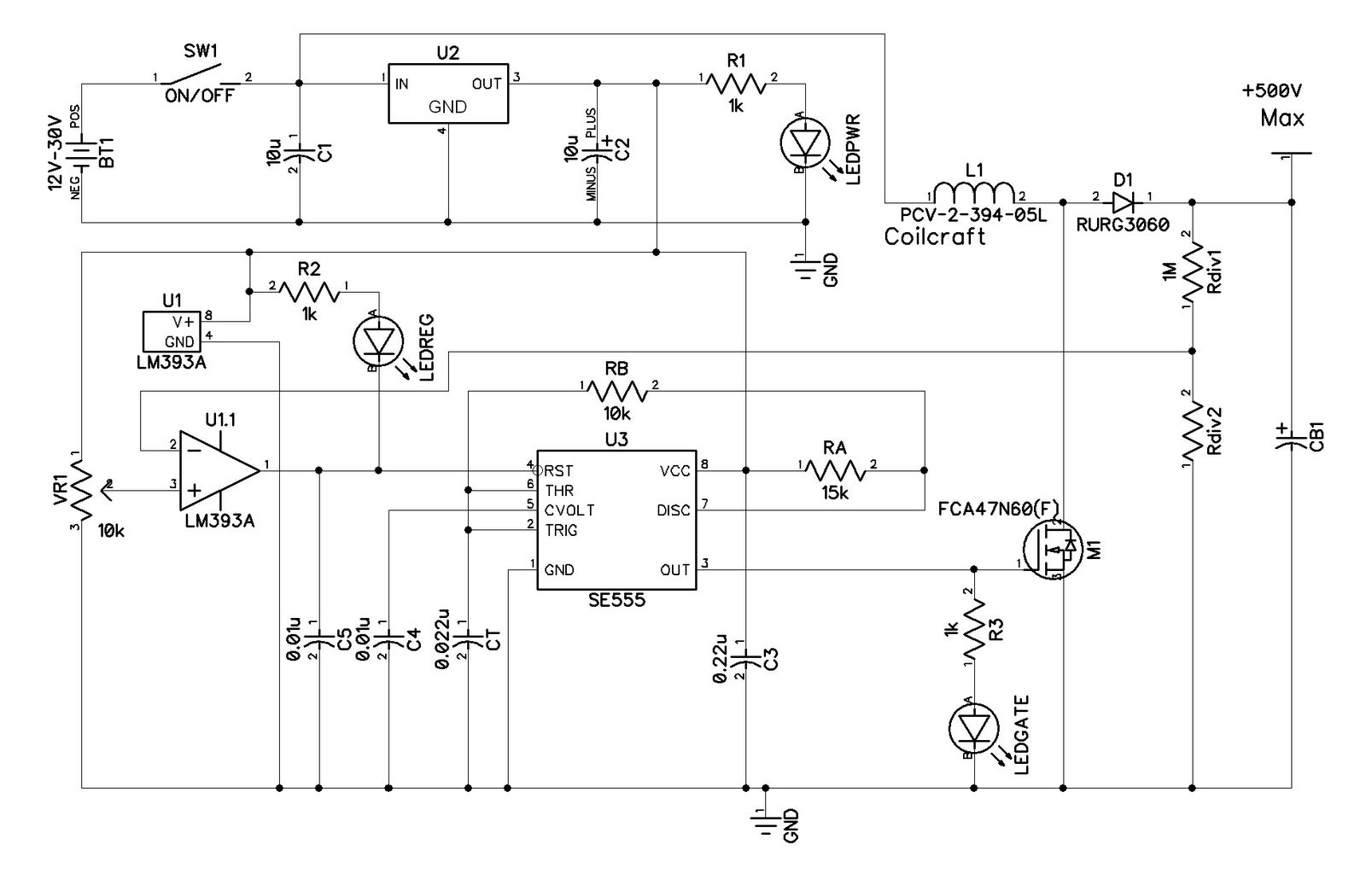 DC-DC HV Boost Converter : 7 Steps - Instructables