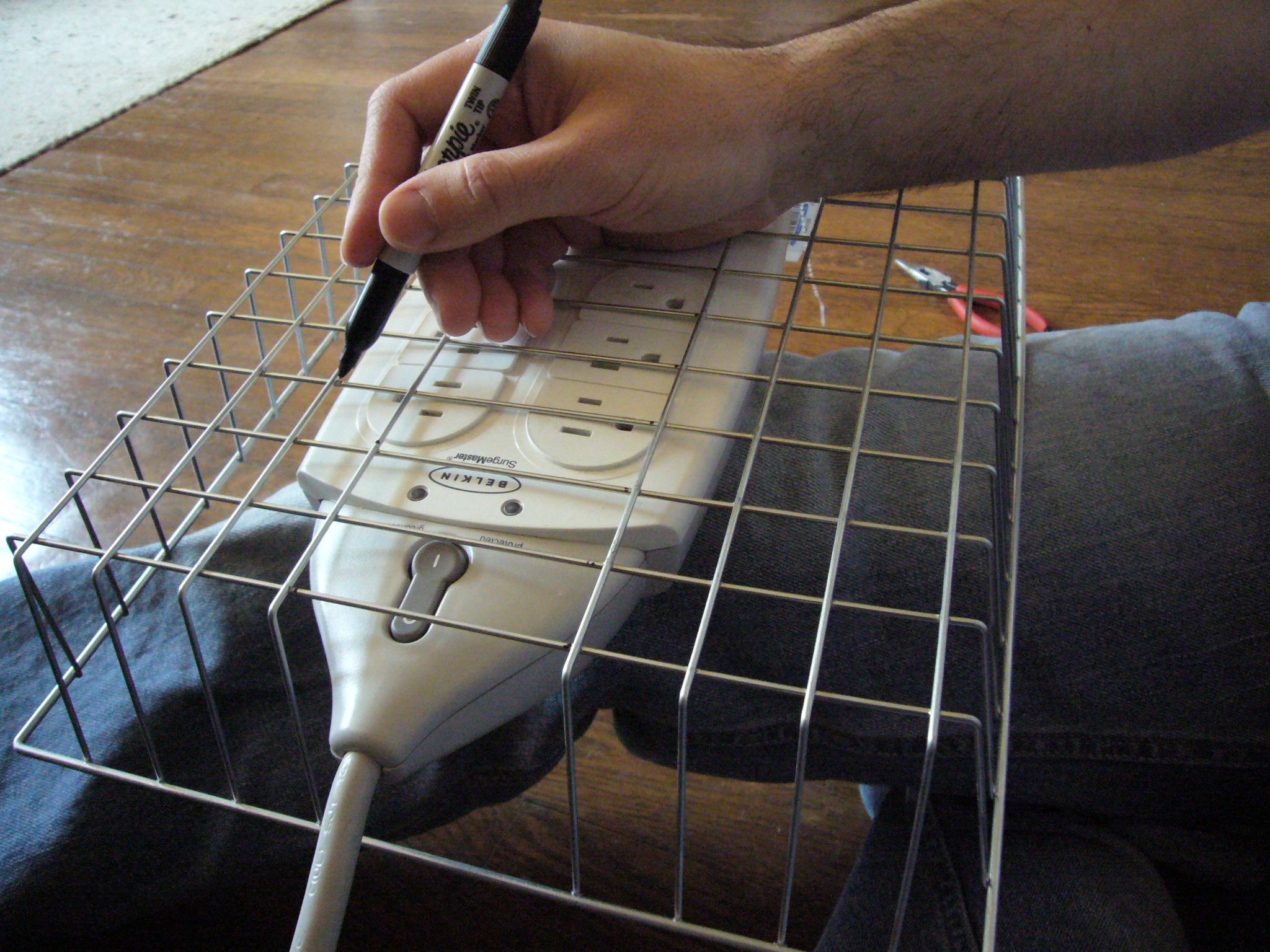 How to Mount a Power Strip (and Power Bricks) Under Your Desk 5 Steps