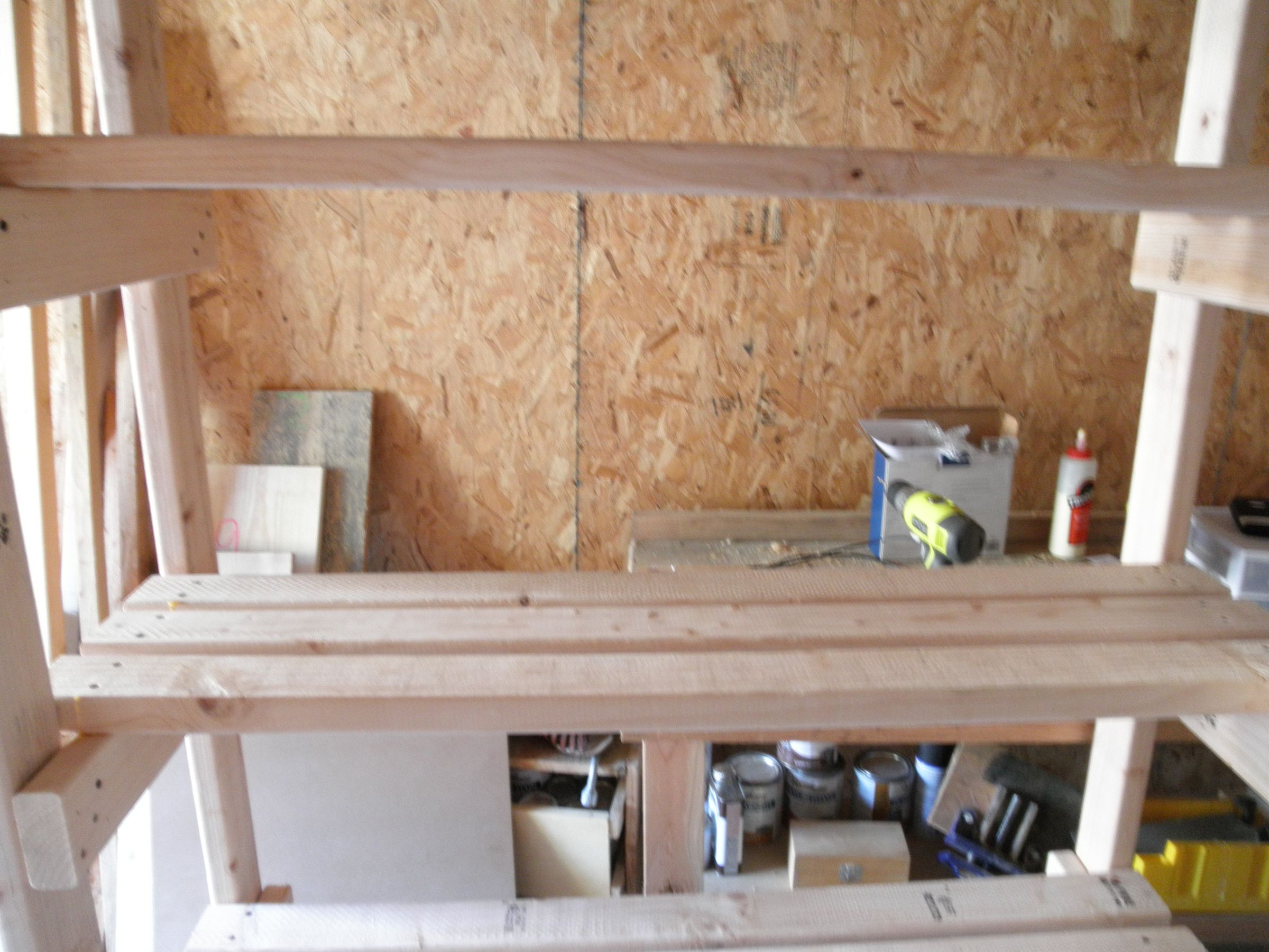 Simple Garage Shelf 6 Steps Instructables