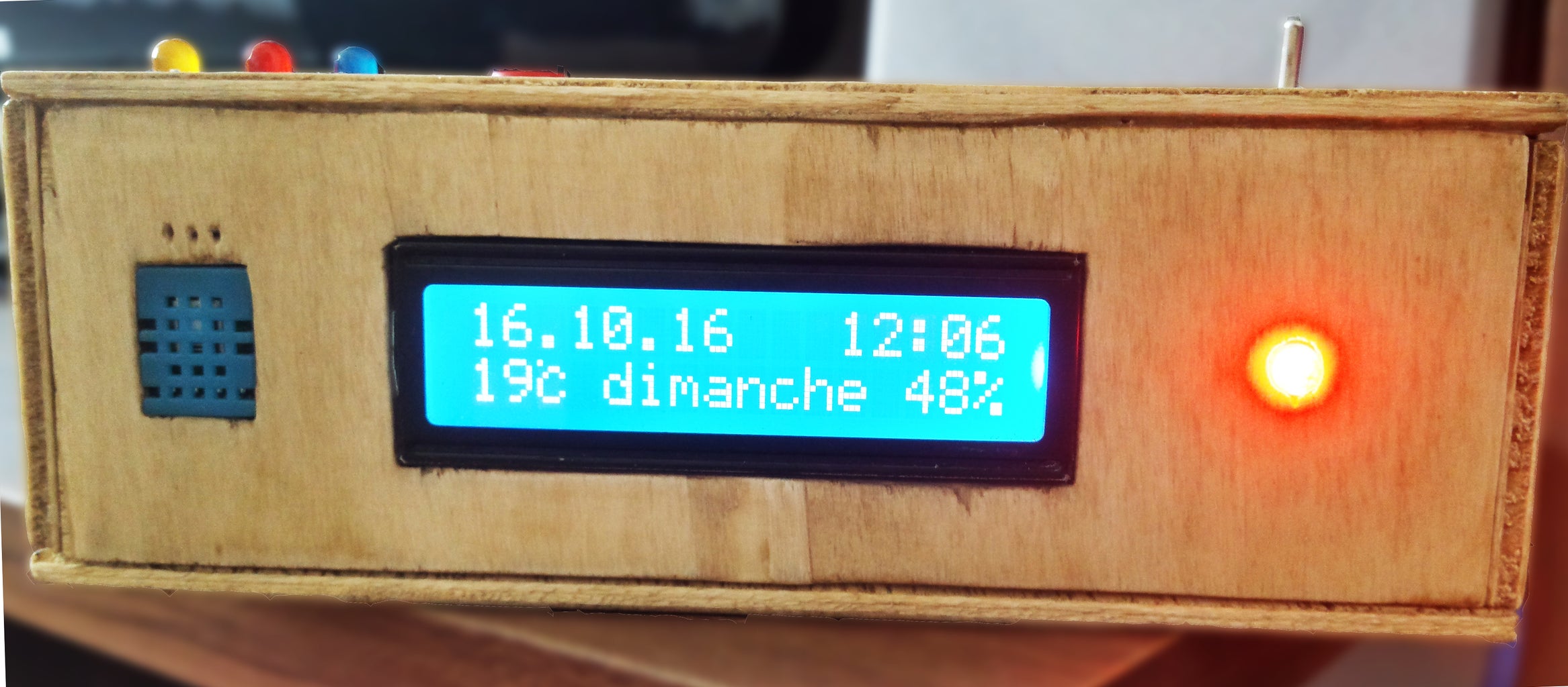 Digital Clock and Humidity/temperature Display : 7 Steps (with Pictures ...