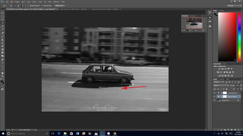 recolor photos using layers in