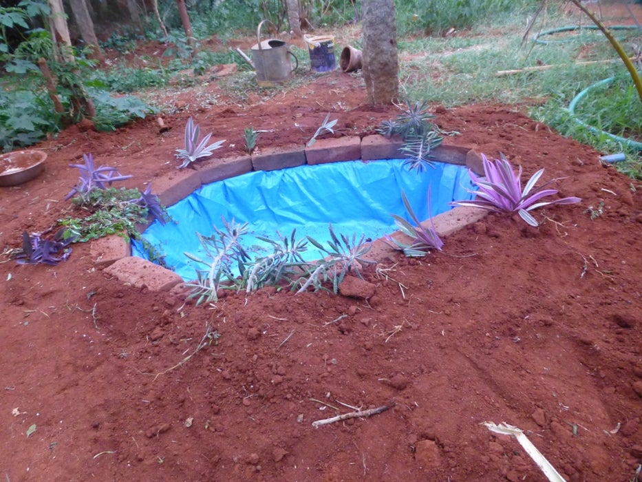 Constructing A Small Fish Pond In The Garden 23 Steps With Pictures Instructables Small Fish Pond In The Garden, How To Make A Small Fish Pond In Your Garden