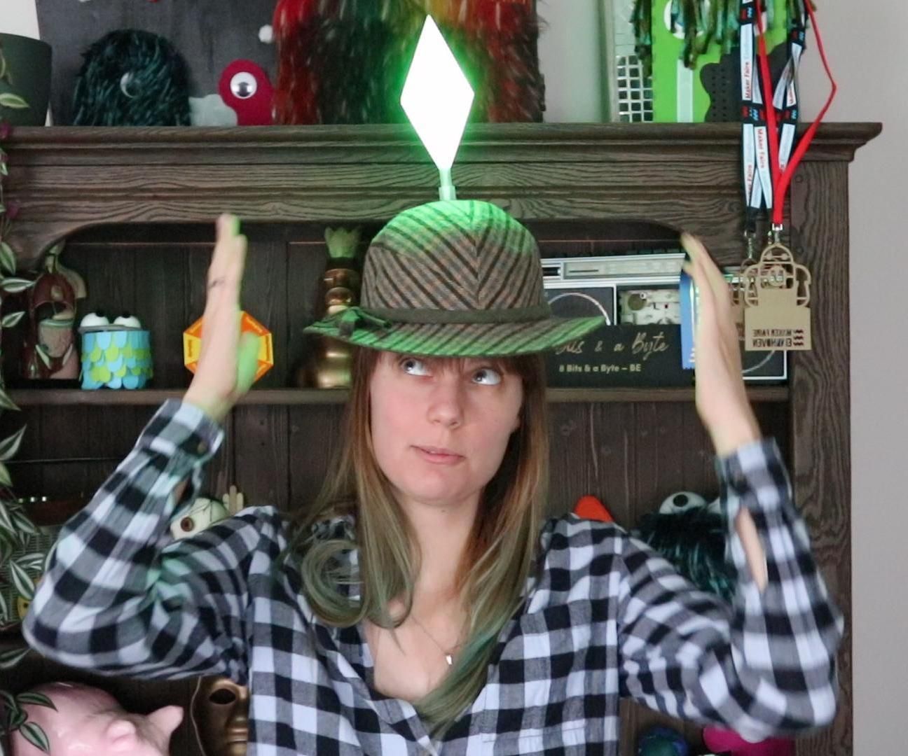 a bluetooth controlled sims plumbob DIY Project DIY Project Image