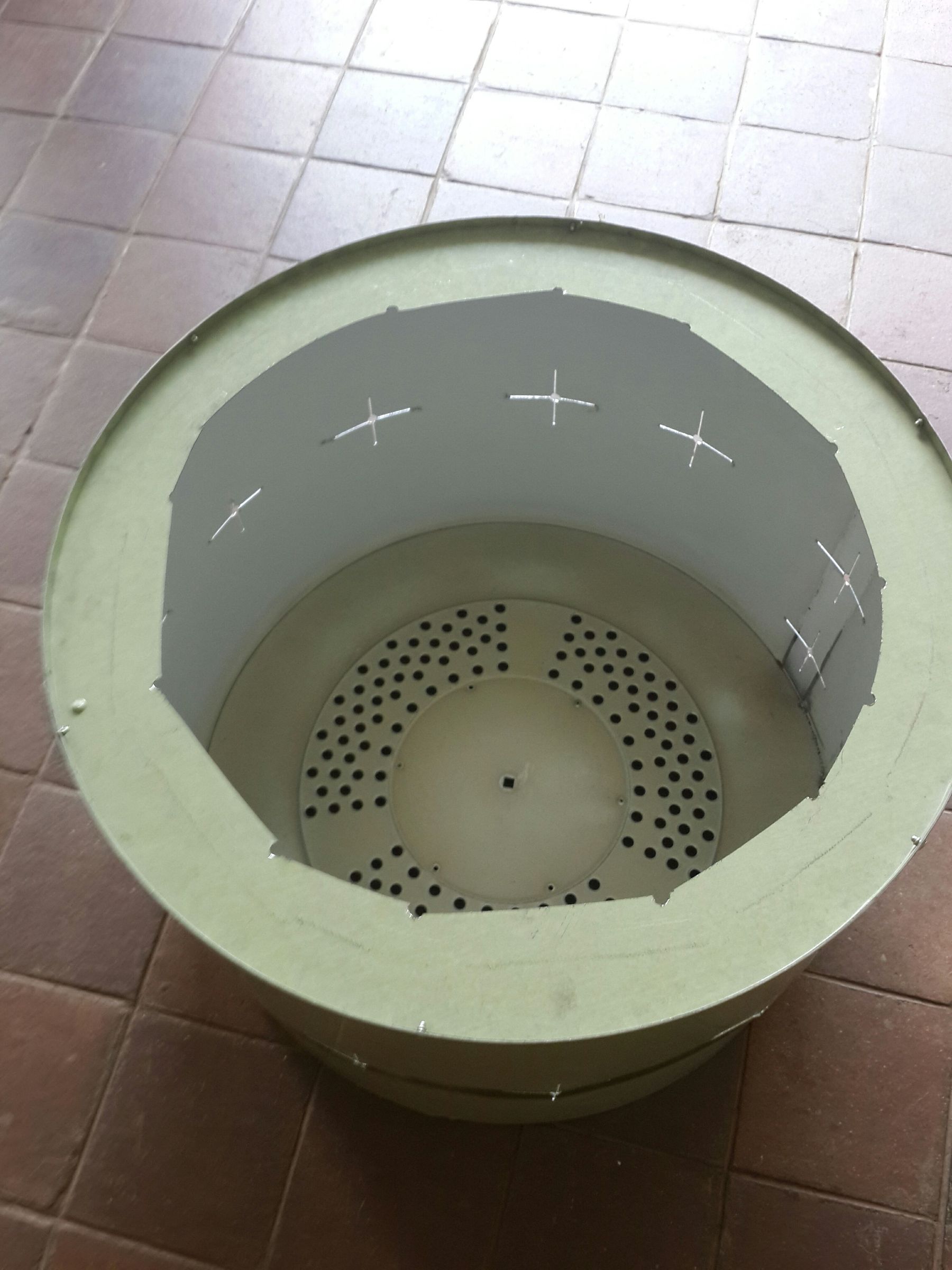 Mini Incinerator From Old Clothes Dryer Drum 4 Steps Instructables