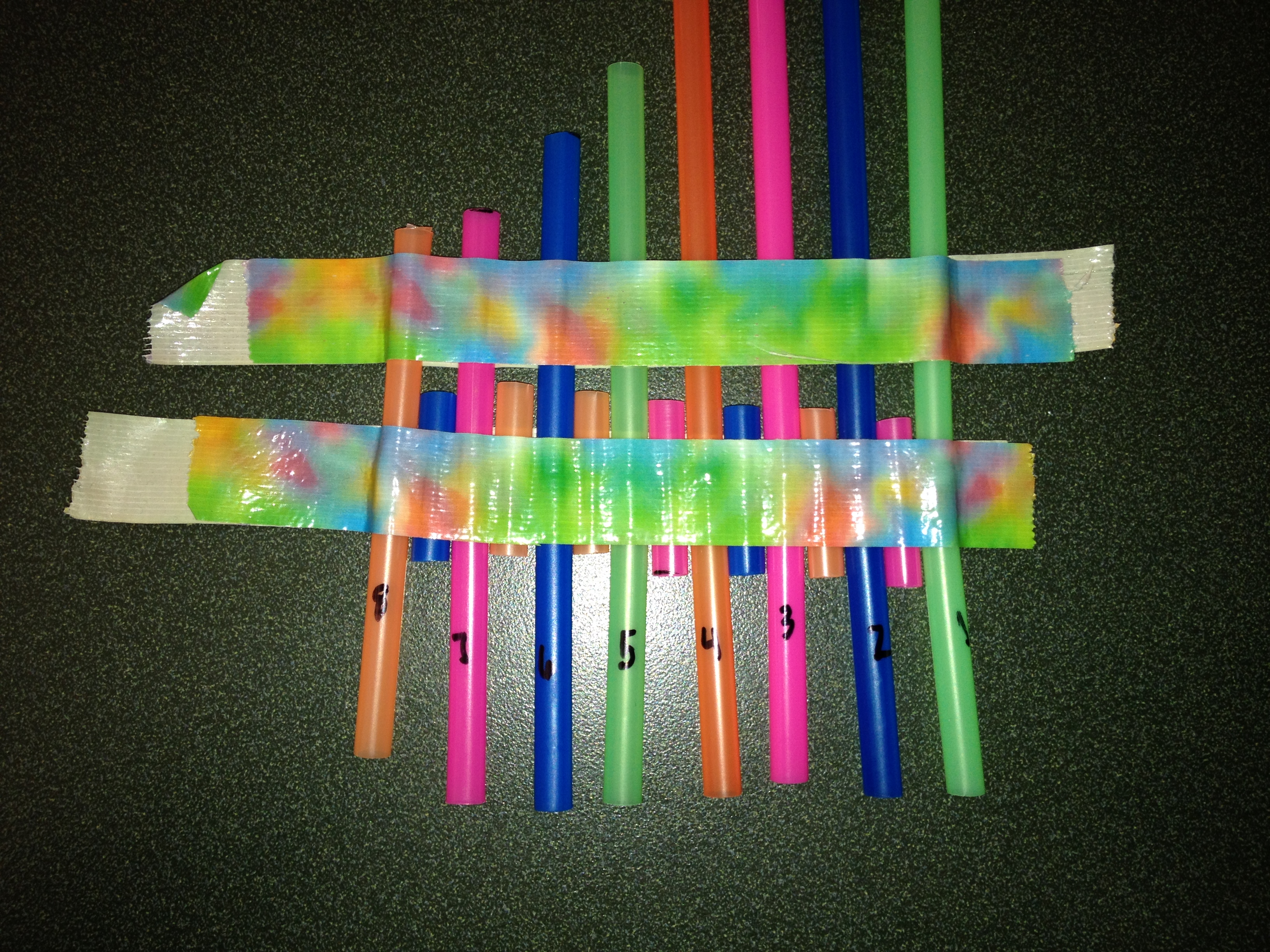 Pan Pipe With Straws 4 Steps Instructables