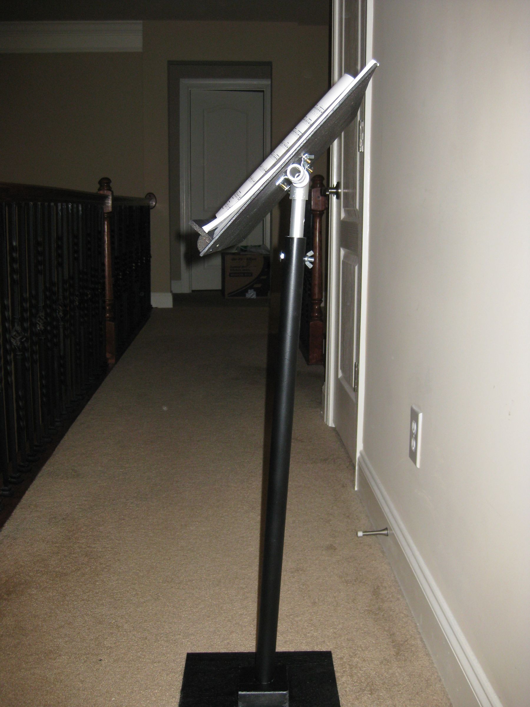 Make a Music Stand From Spare Parts 9 Steps (with Pictures
