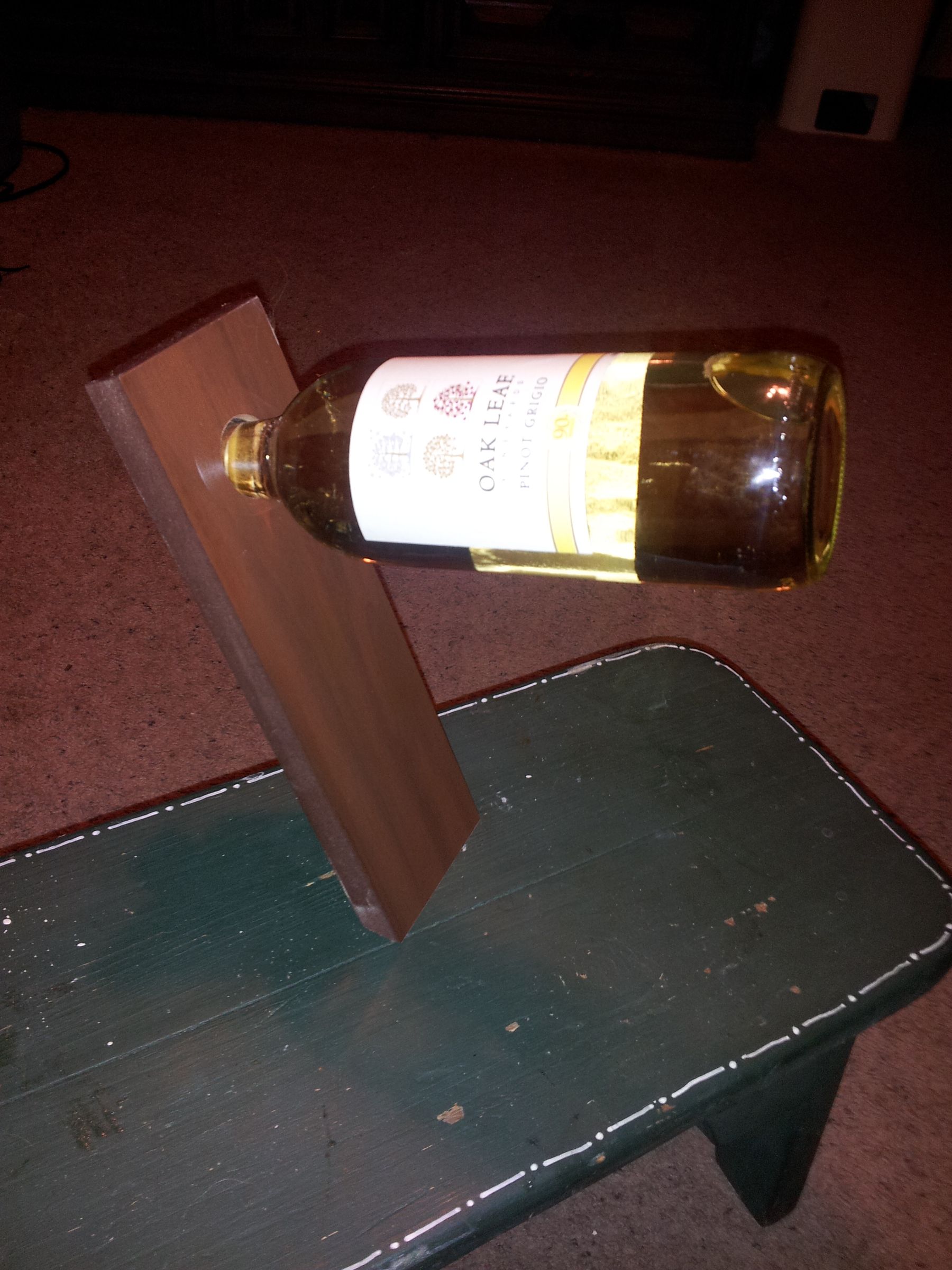How to Make a Floating Wine Bottle Holder 13 Steps (with Pictures) Instructables