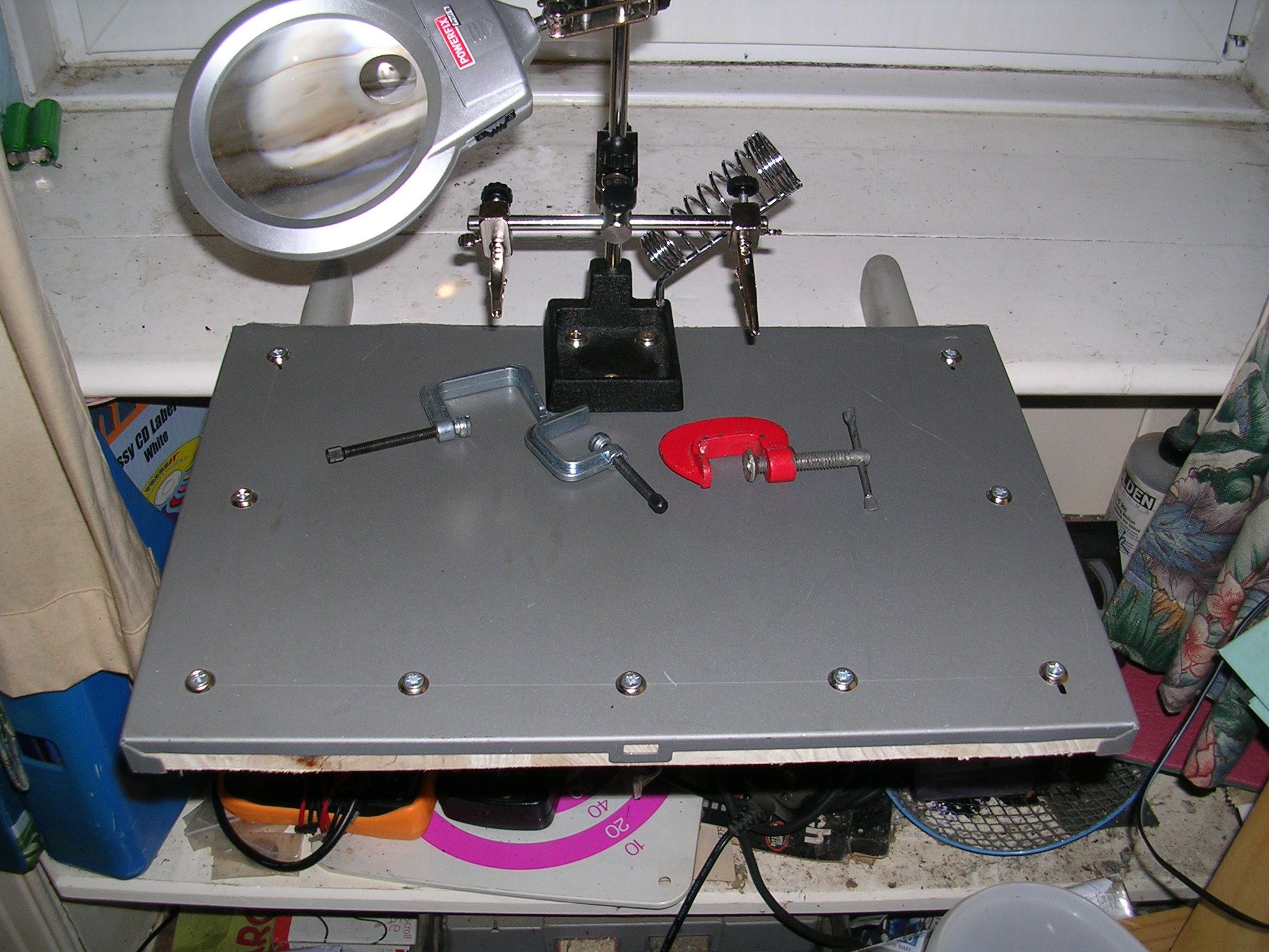 Clamp on Solder Station / Work Bench. 4 Steps Instructables