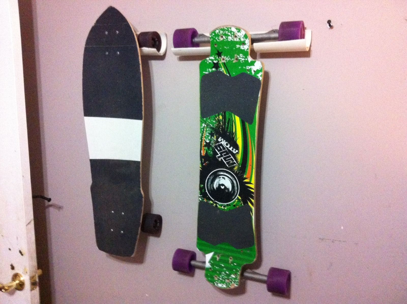 Rock Solid Skateboard Hanger From PVC Pipe 5 Steps (with Pictures