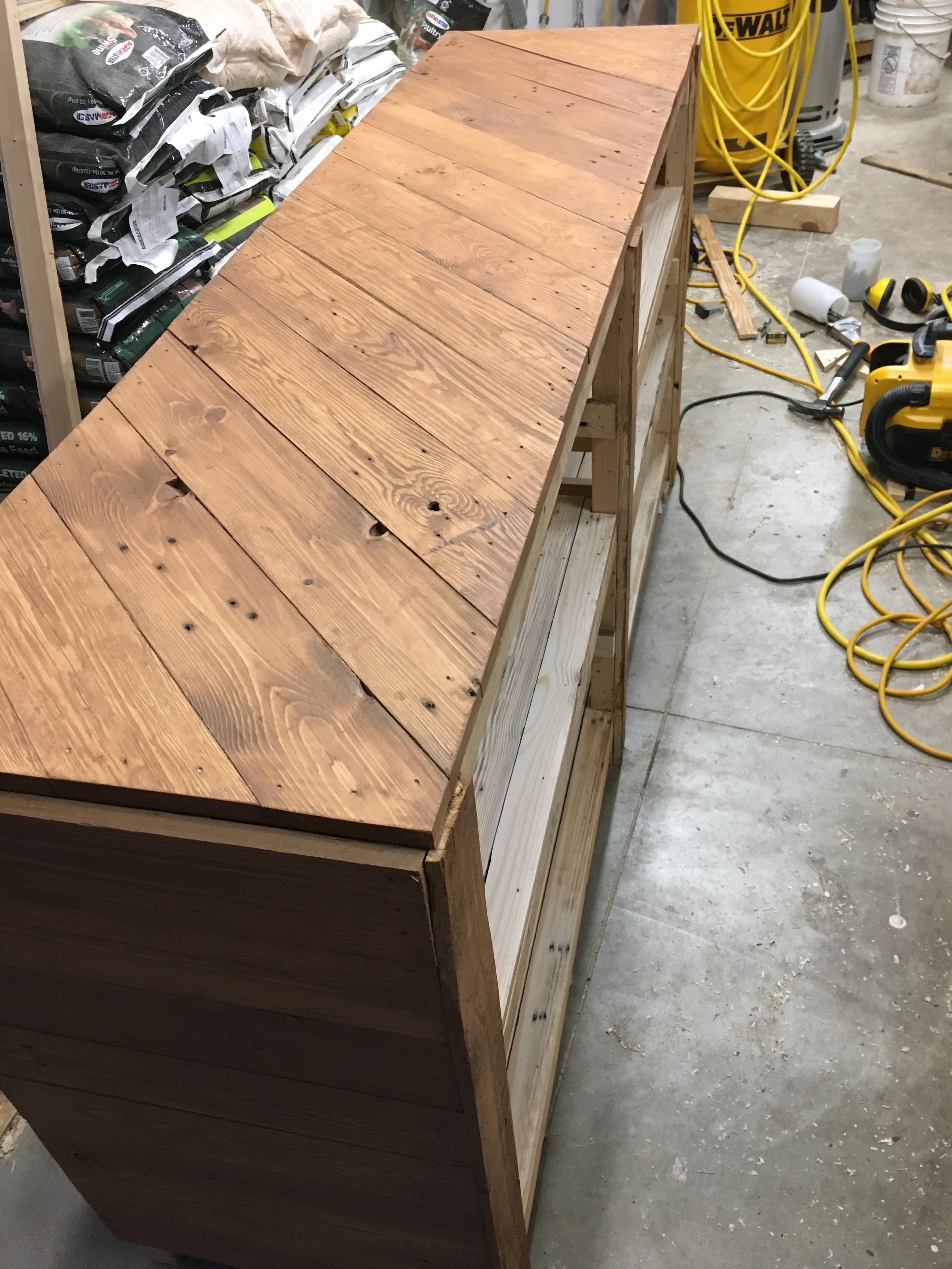 Rustic Pallet Wood Sofa Table 8 Steps (with Pictures) Instructables