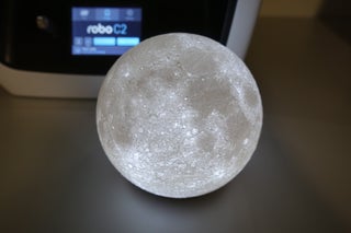 High Detailed Moon Lamp 18 Steps With Pictures Instructables High Detailed Moon Lamp 18 Steps, Moon Lamp Shade Auto