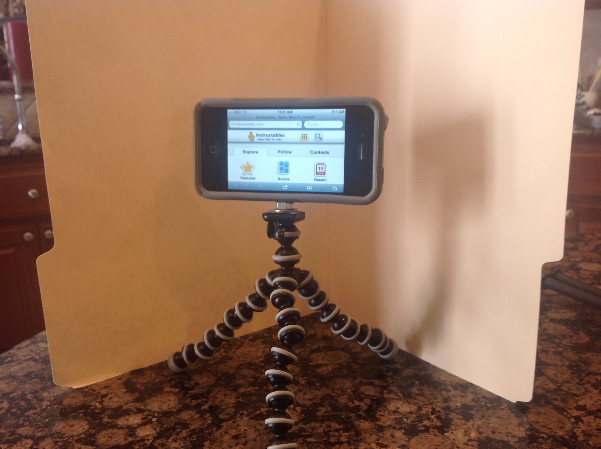 Easy IPhone Tripod Mount 4 Steps Instructables