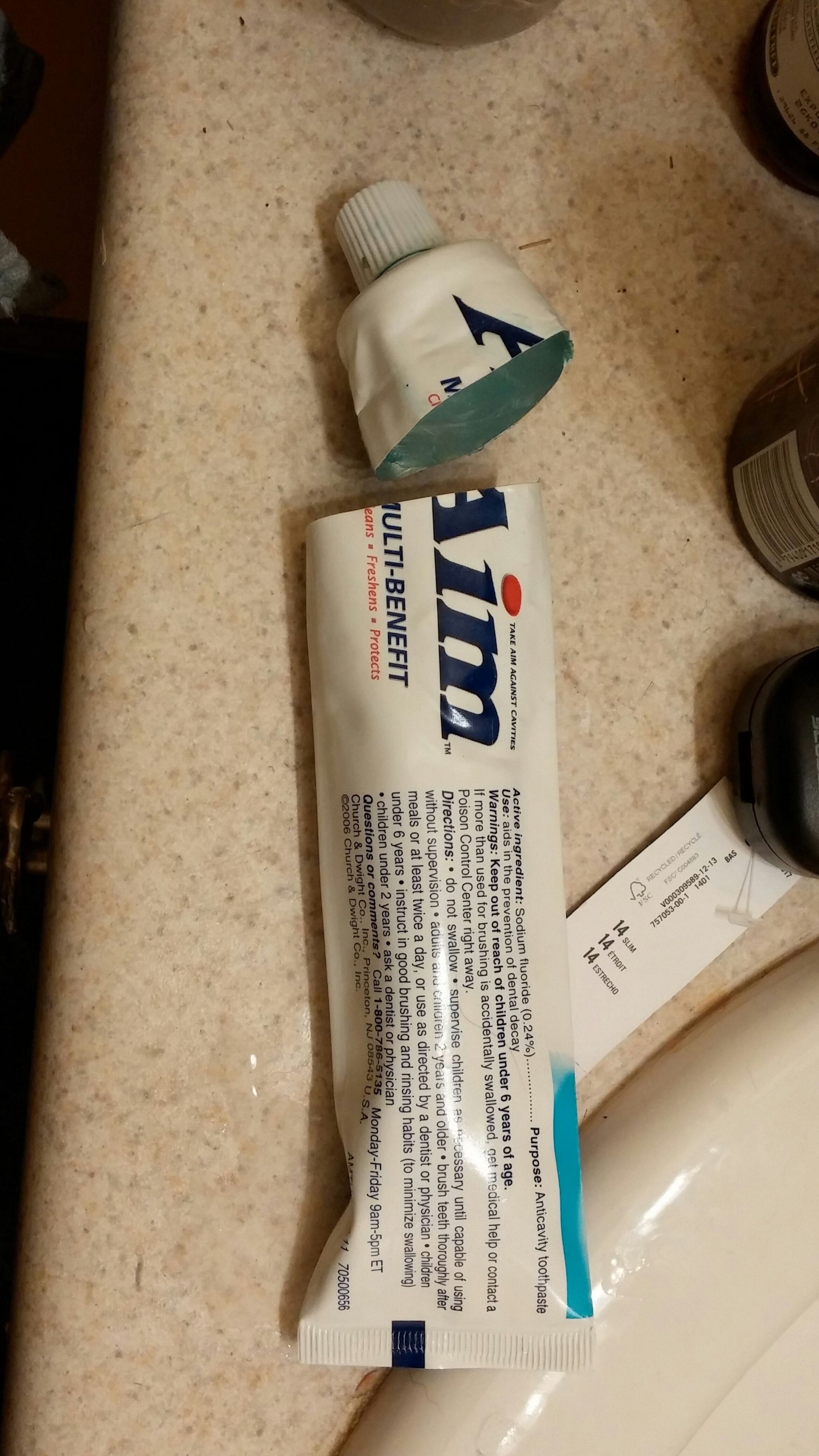Secret Toothpaste Compartment Instructables