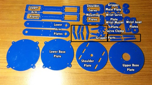 Arduino Controlled Robotic Arm W/ 6 Degrees of Freedom : 5 Steps (with ...