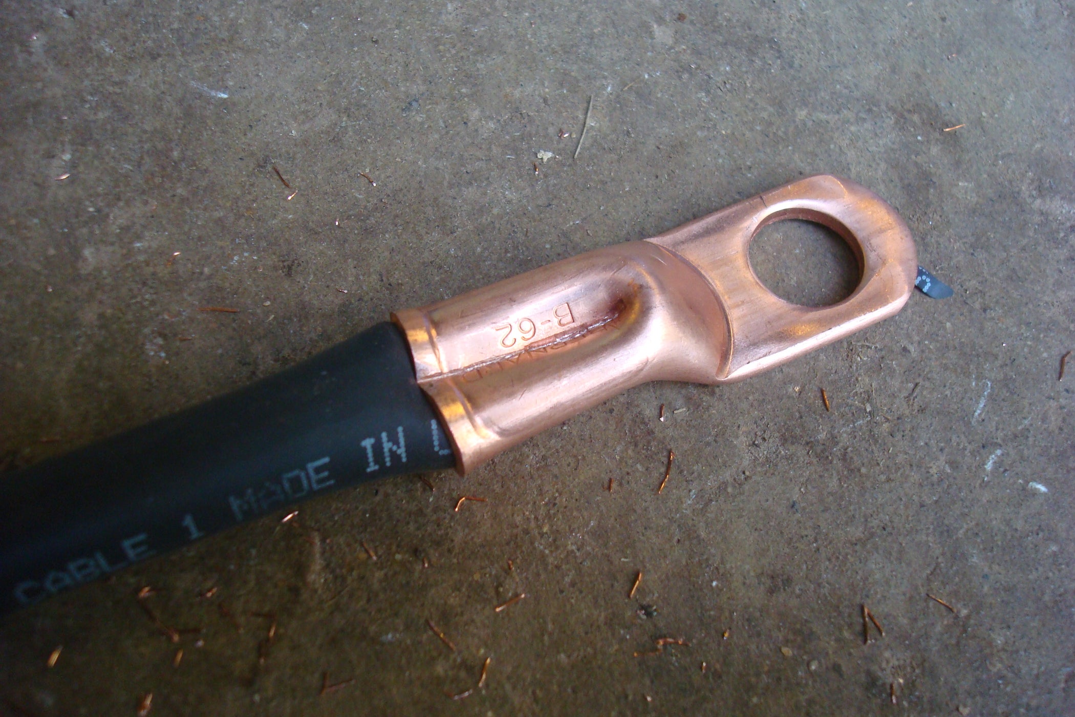 Properly Crimping a Copper Welding Lug. 5 Steps (with Pictures