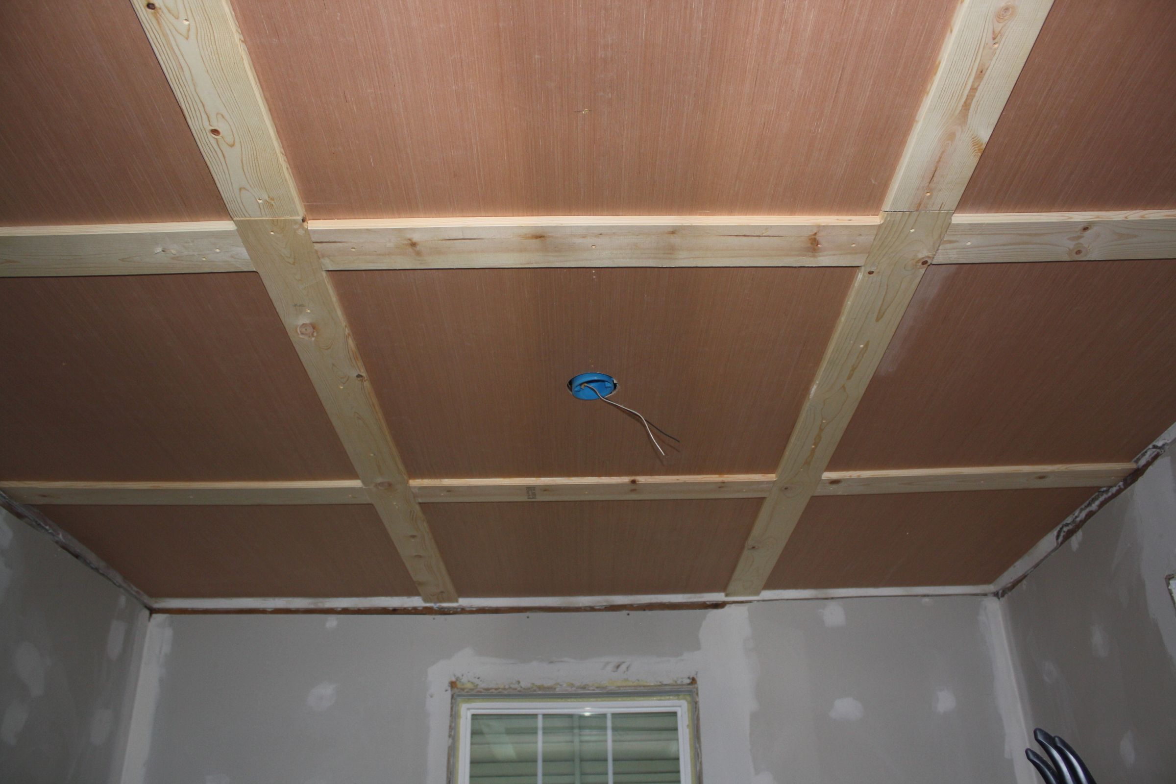 Plywood Ceiling Installation