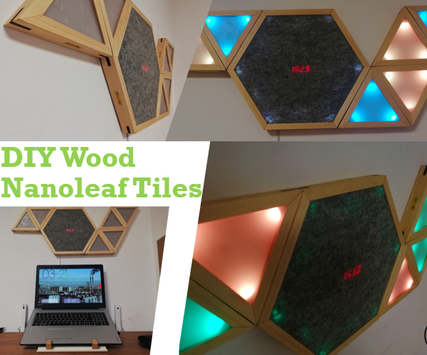 DIY Wood Nanoleaf Tiles 9 Steps (with Pictures