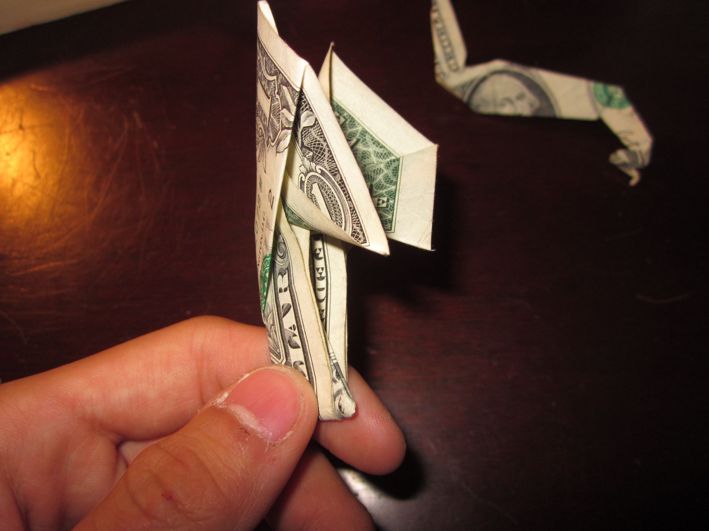Origami Dollar Bill Dragon 4 Steps (with Pictures) Instructables