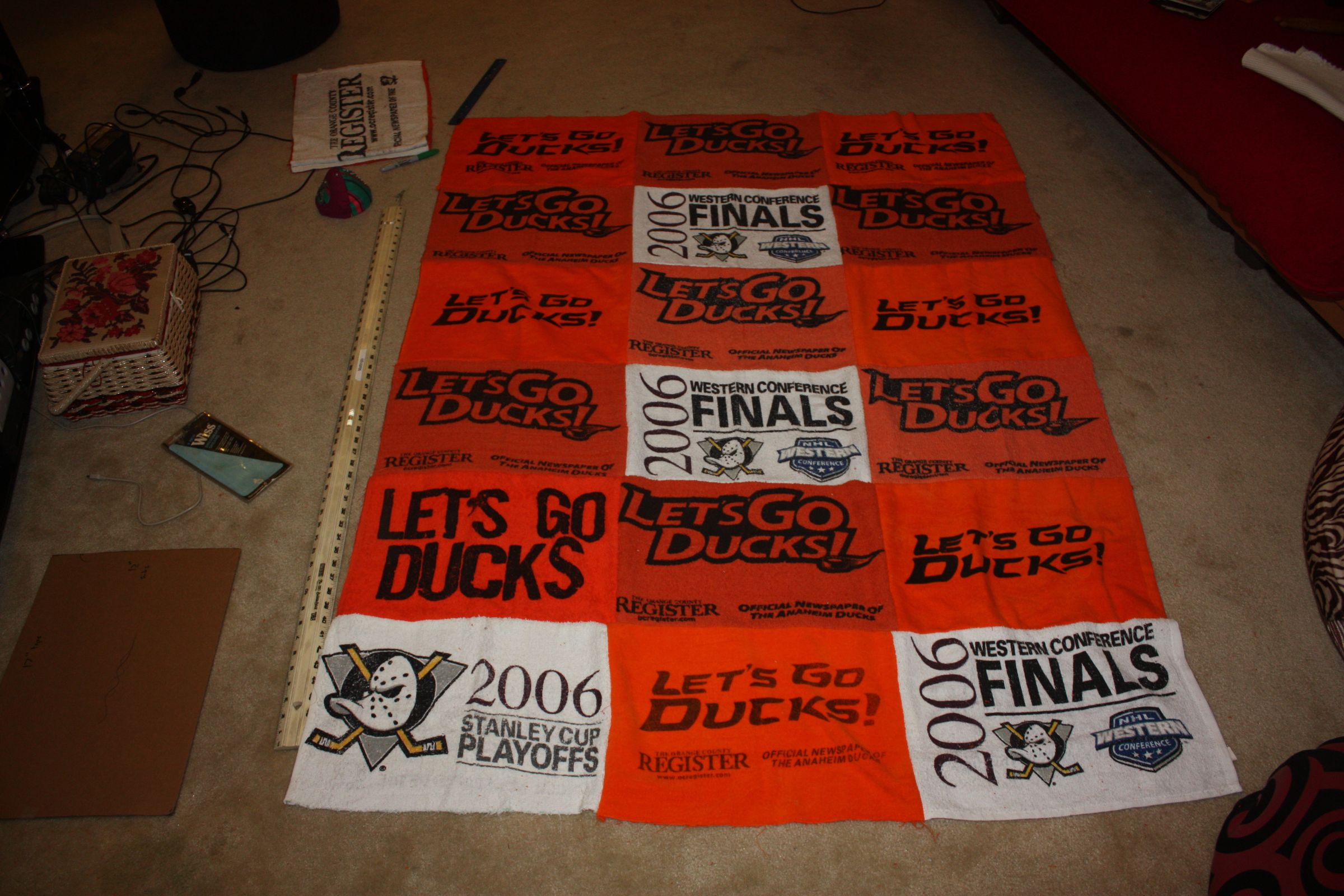 Rally Towel Quilt 8 Steps Instructables