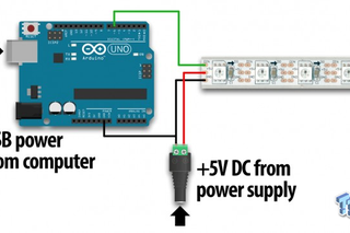 Getting Started With NeoPixel / WS2812 RGB LED : 8 Steps (with Pictures) - Instructables | Ws2182b Arduino Wiring Diagram | | Instructables