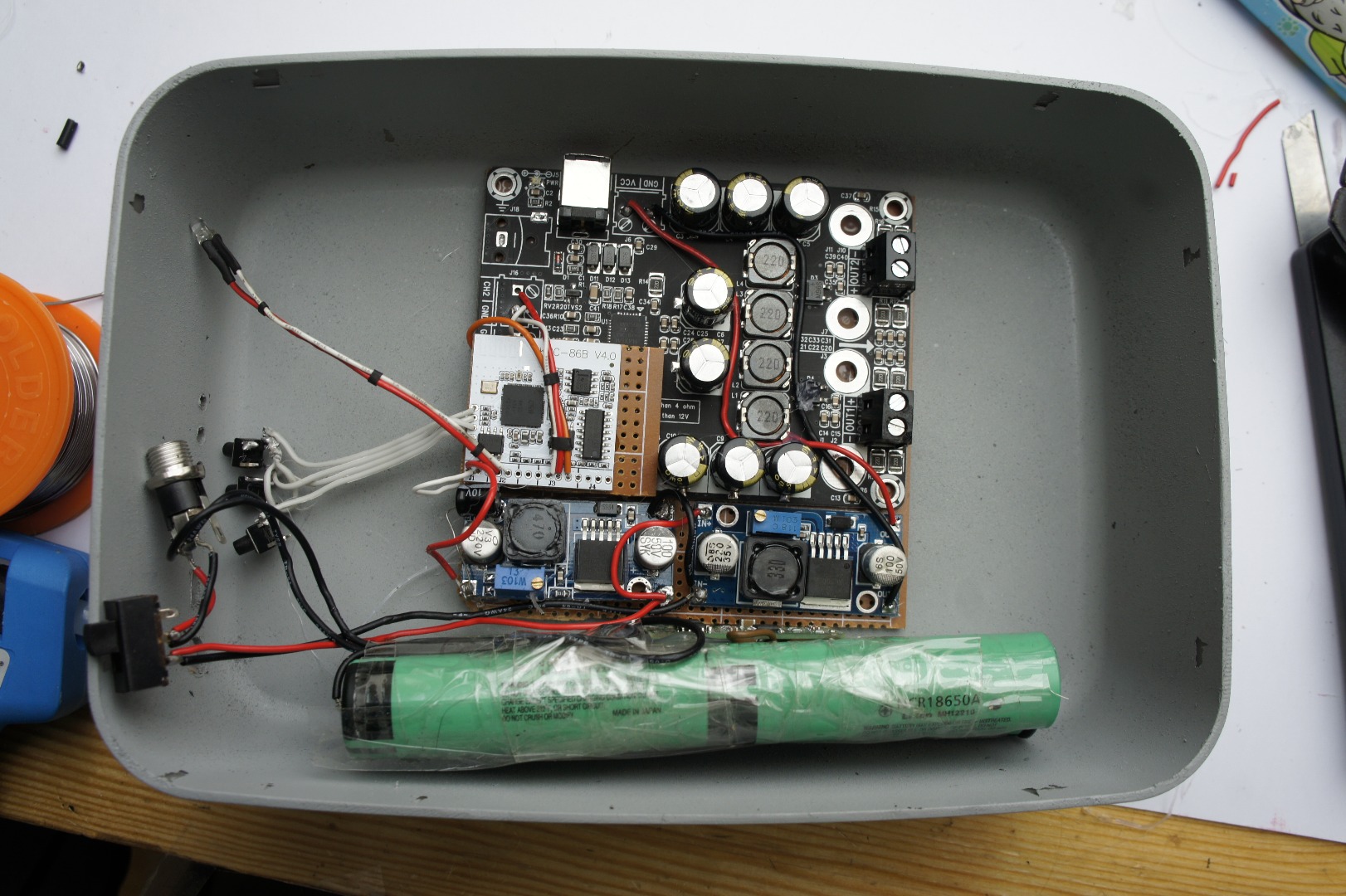 portable speaker parts