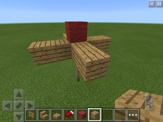 How To Build A Cool Umbrella In Minecraft Pe 0 13 0 12 Steps Instructables Minecraft Umbrella Design 2022