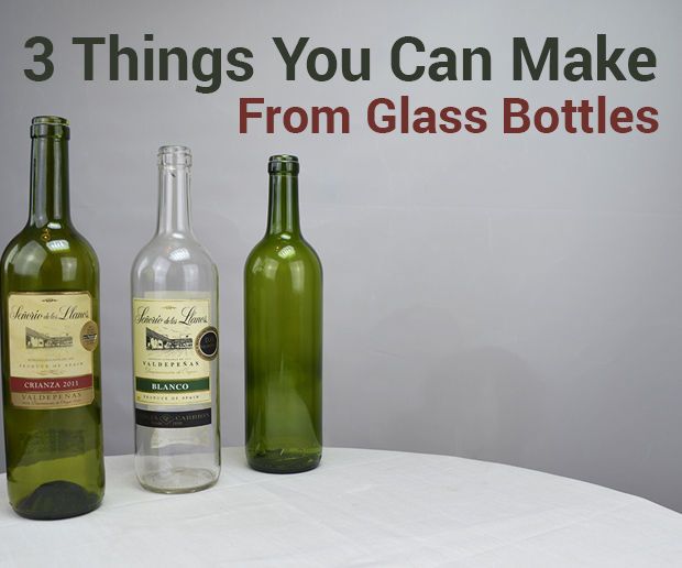 3 Things You Can Make From Glass Bottles