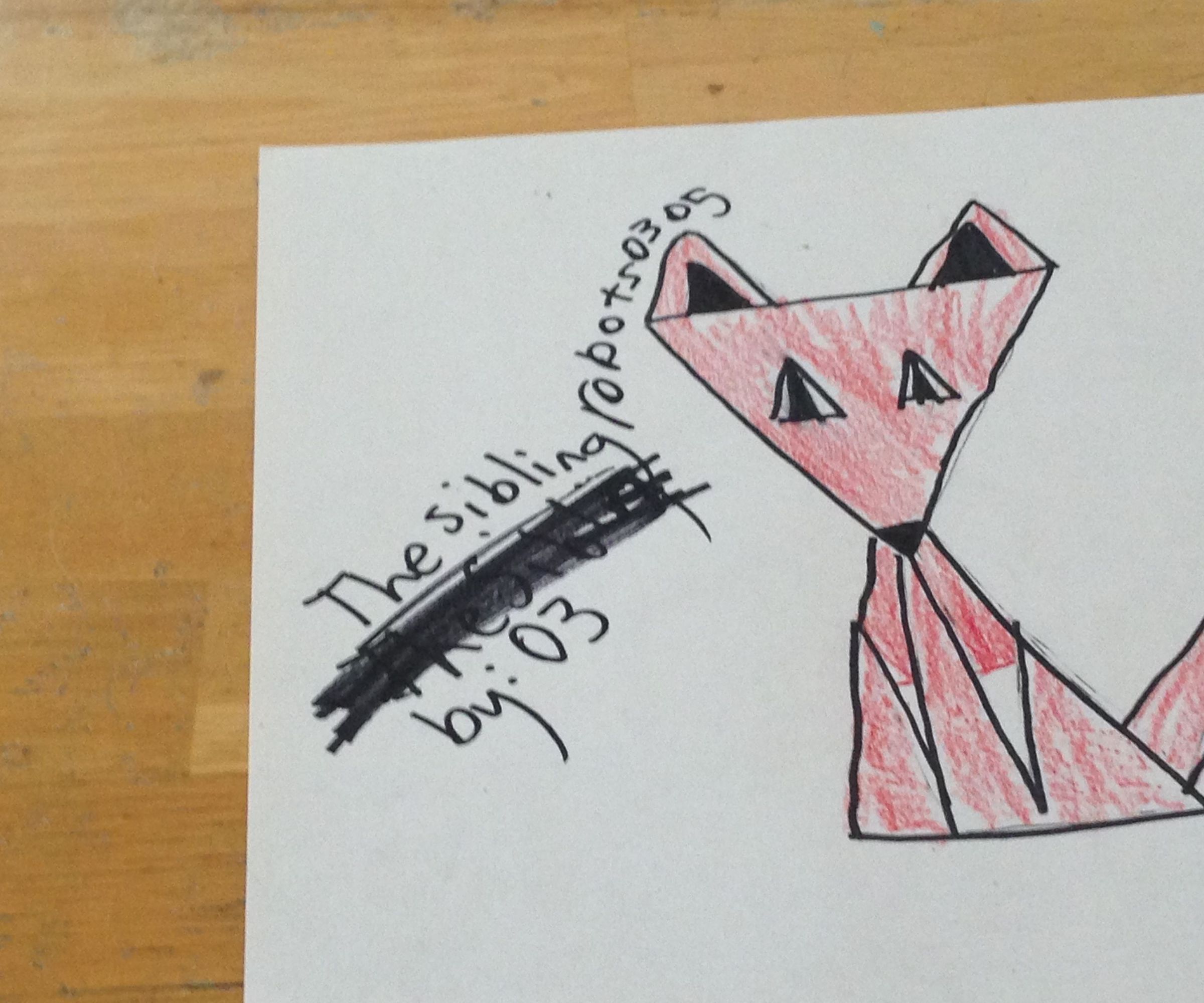 cute triangle fox DIY Project DIY Project Image