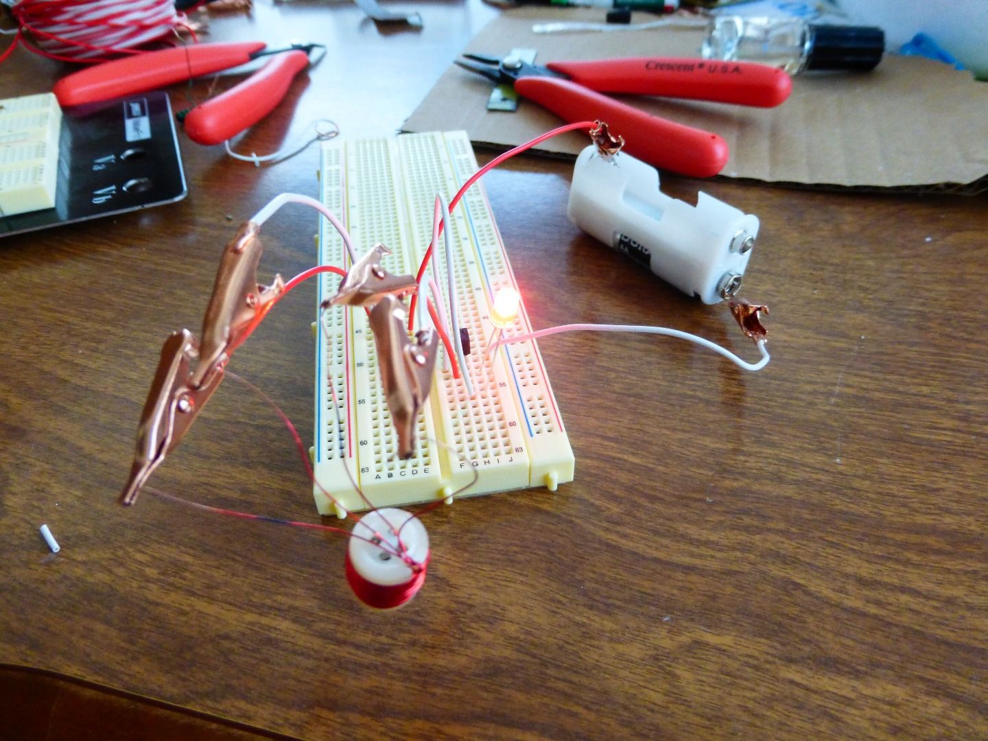 Make a Joule Thief Coil Without a Ferrite Toroid 5 Steps (with