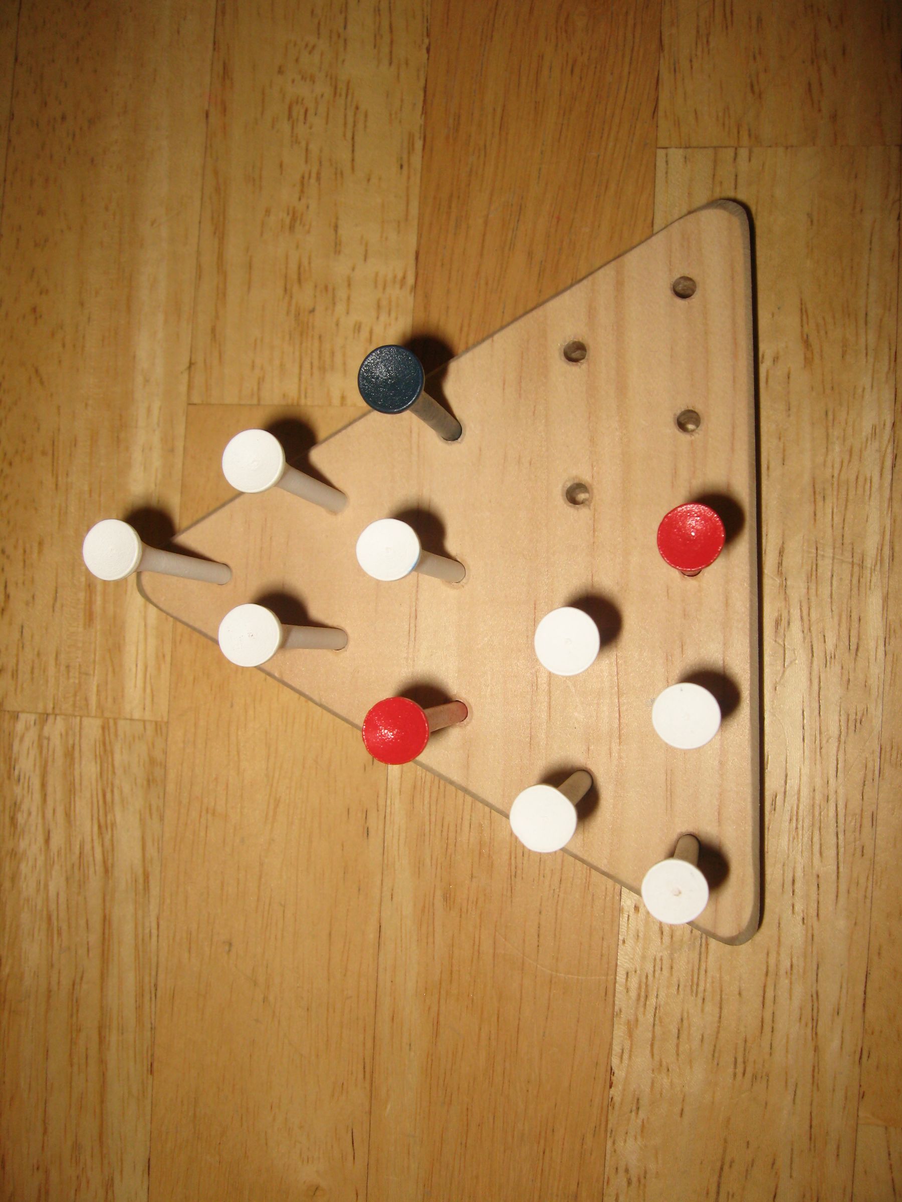 How to Solve the Triangle Peg Game 3 Steps Instructables