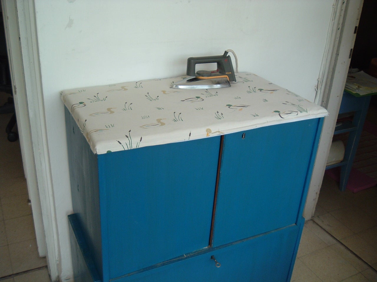 Removable Ironing Board Top On A Cabinet 7 Steps With Pictures Instructables
