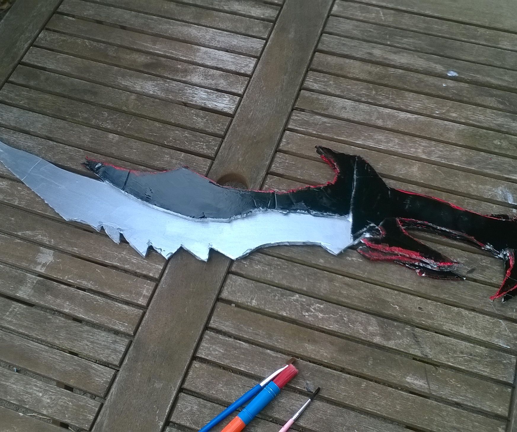 Foam Skyrim Daedric Sword 3 Steps Instructables