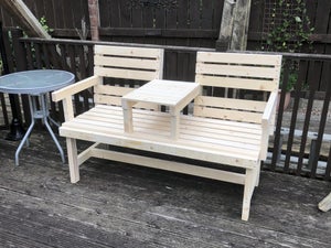 Çift Kişilik Bahçe Sehpası Cırcır Ayaklı/Ayak Dayamalı Diy.... Updated 21.08.2021