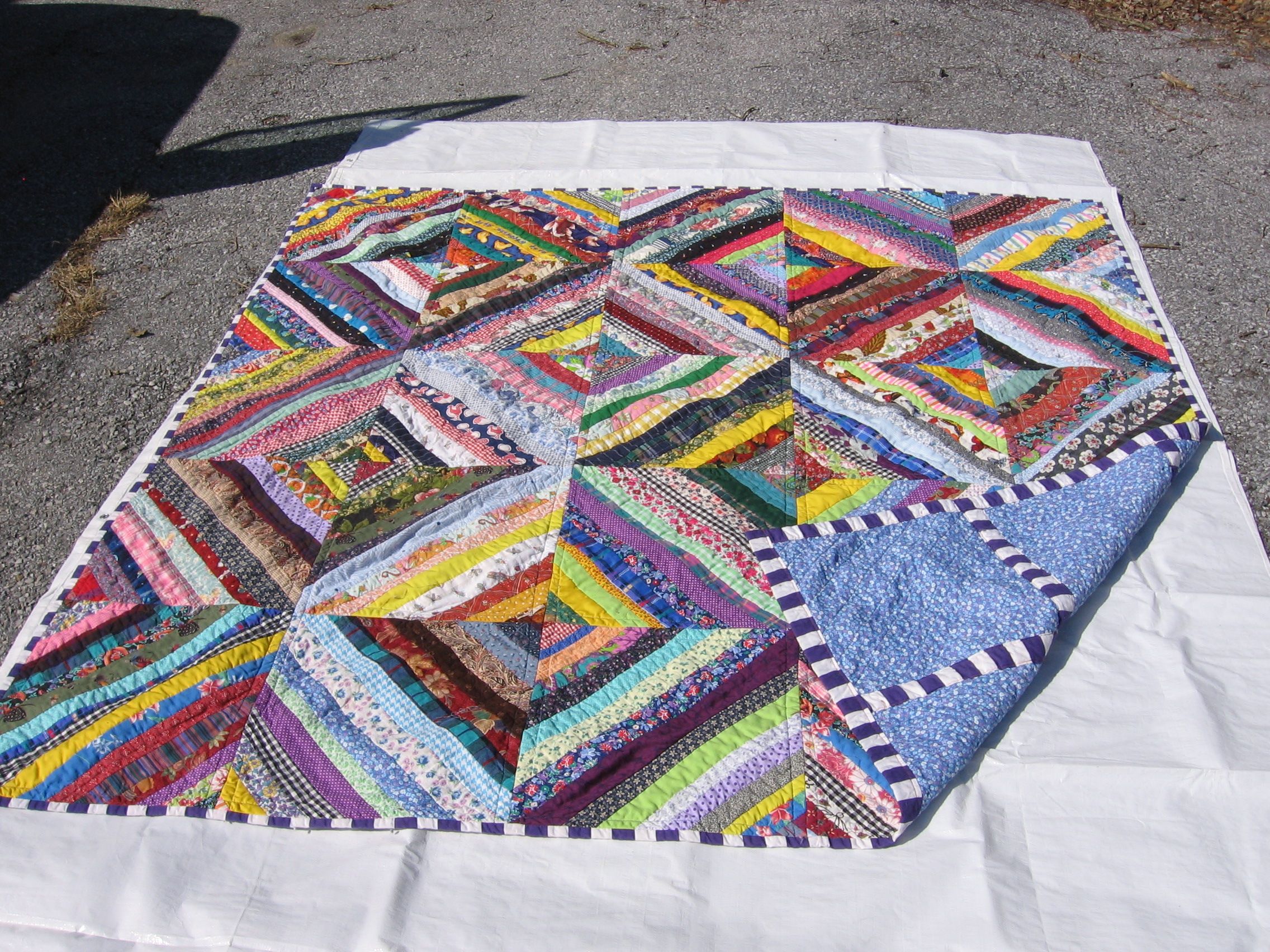 Schnibble Quilt Quick, Easy & Twosided 4 Steps (with Pictures