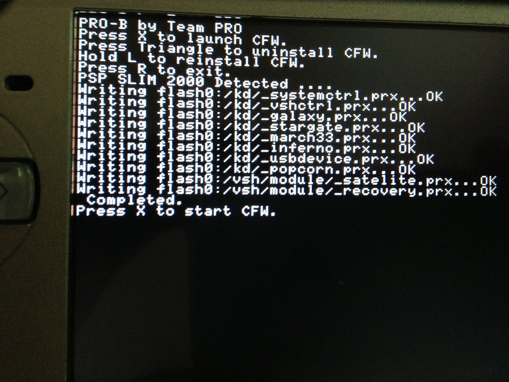 Installing Custom Firmware On A Psp 9 Steps Instructables Installing Custom Firmware On A Psp 9 Steps Instructables