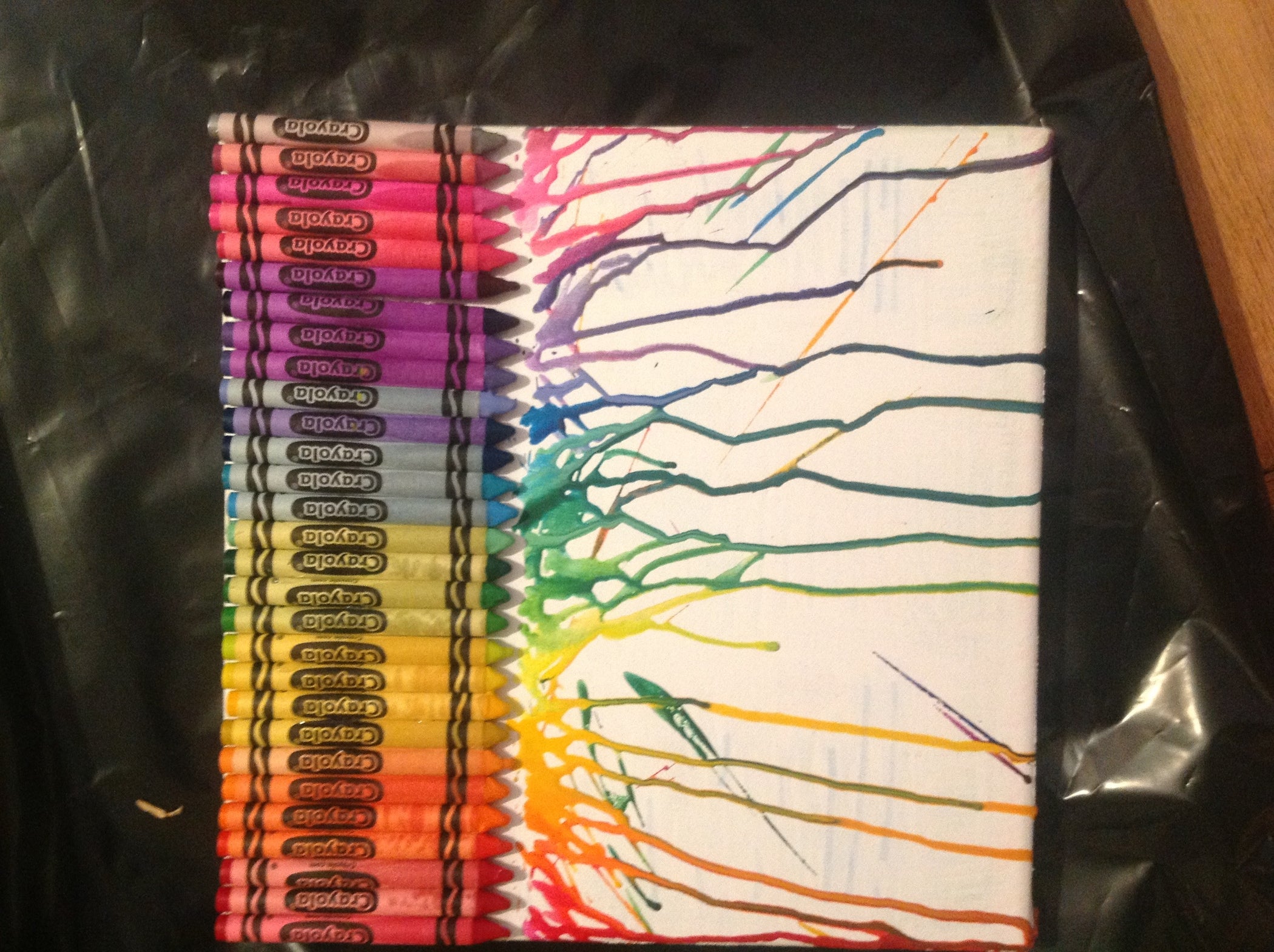 How to Make Melted Crayon Art 4 Steps Instructables