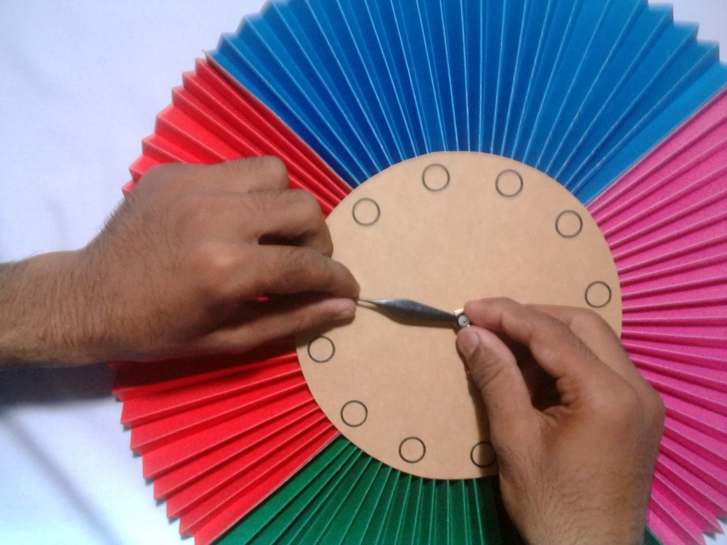 Decorative Paper Wall Clock 14 Steps (with Pictures) Instructables