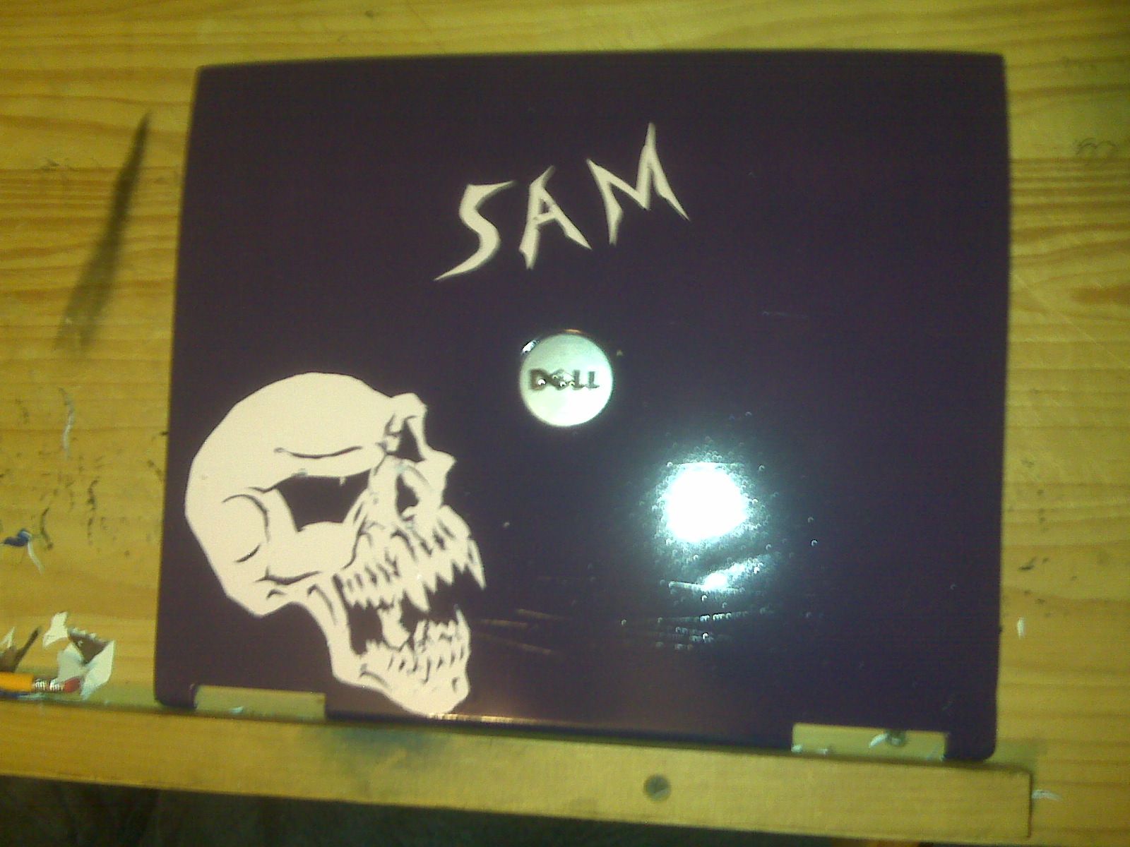 "UPDATED W/Videos" How to Spray Paint Snake Skin Scales on Anything 7