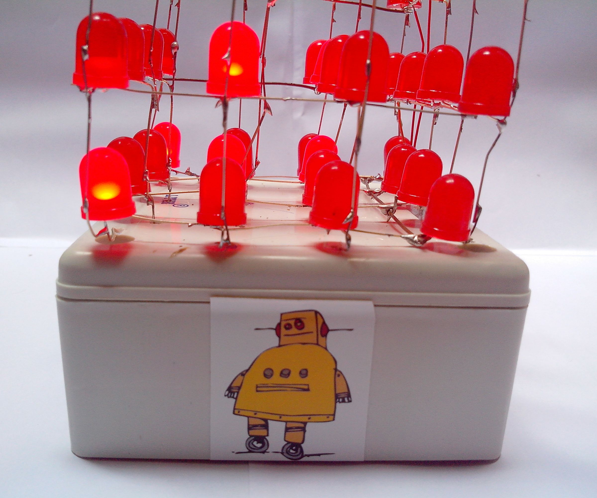 4 x 4 x 4 led cube (arduino) DIY Project DIY Project Image