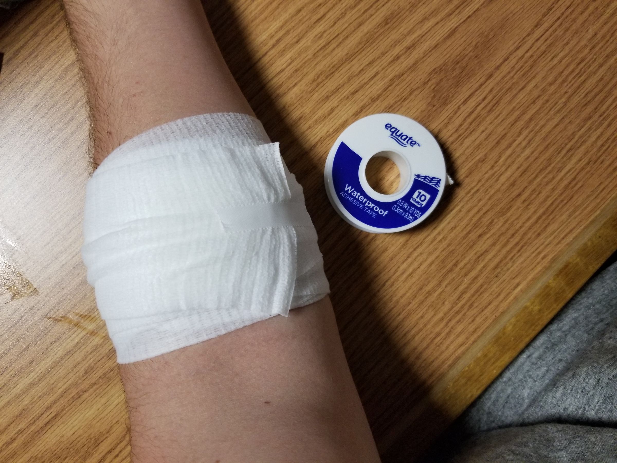 How to Bandage Your Own Wound 8 Steps Instructables