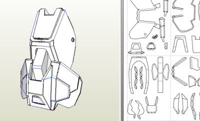 Halo Odst Armor Build Table Of Contents Toc 7 Steps Instructables