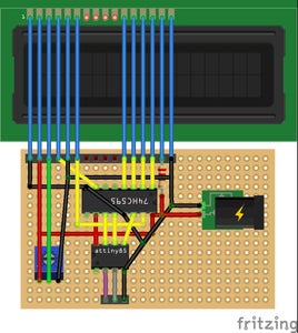 1 Wire LCD Controller for Arduino : 4 Steps - Instructables