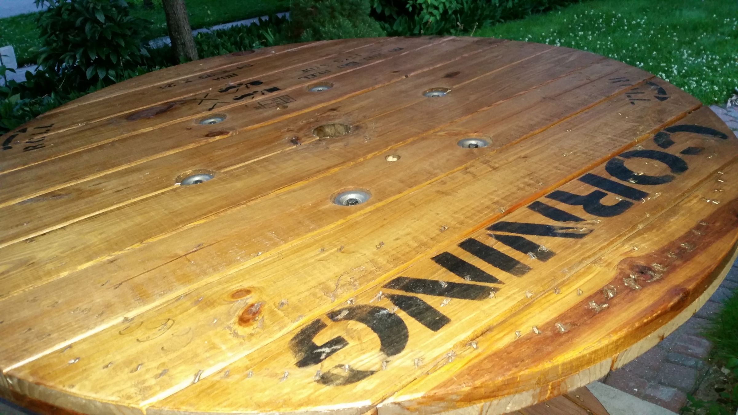 Cable Reel Table 5 Steps (with Pictures) Instructables