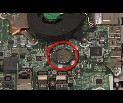 How to Replace a Motherboard Battery!! : 6 Steps - Instructables