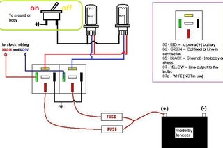 How To Make A Headlight Wiring Relay Kit 3 Steps Instructables