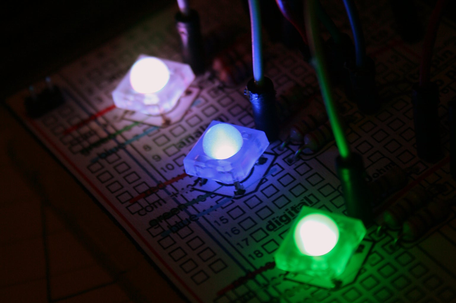 RGB LED Tutorial (using an Arduino) (RGBL) : 6 Steps (with Pictures ...